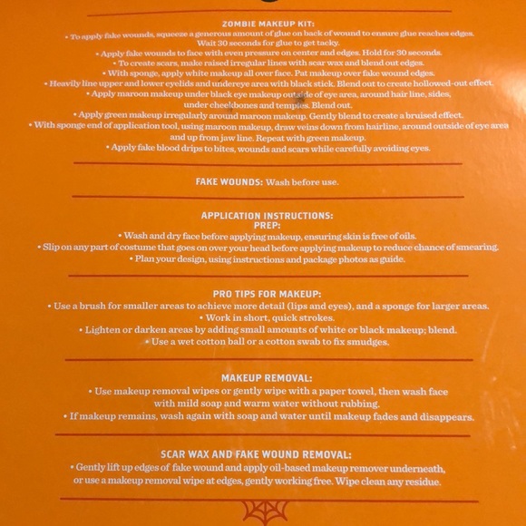 Zombie Makeup Kit for Halloween - Picture 3 of 4